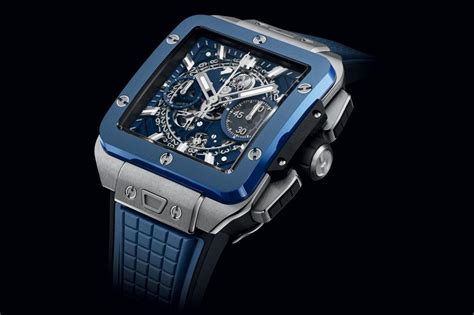 hublot square bang unico sapphire|hublot big bang 42mm price.